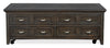Hanson 50” Traditional Pine Lift Top Coffee Table with Storage and Casters - Graphite | Table à café traditionnelle Hanson de 50 po en pin avec dessus relevable - graphite