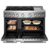 KitchenAid 6.3 Cu. Ft. 6 Burner Commercial-Style Gas Range – Stainless Steel - KFGD948SSS | Cuisinière à gaz KitchenAid de 6,3 pi³ de style commercial à 6 brûleurs - acier inoxydable - KFGD948SSS