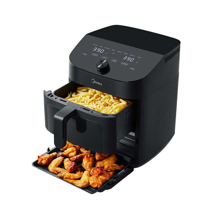 Midea 8-In-1 11-Qt Two-Zone Air Fryer Oven - MAD111D8APKW 