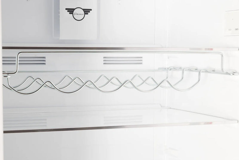 Unique Classic Retro 28\" 17 Cu Ft. Bottom Mount Refrigerator - White - UNQ-455L W AC