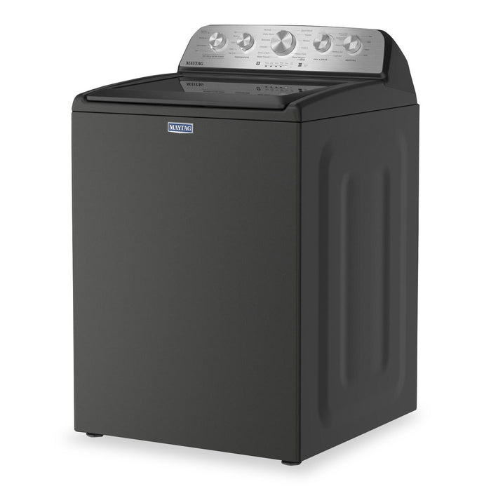 Maytag 5.5 Cu Ft. Top Load Agitator Washer with Pet Pro Option – Volcano Black - MTW5605RU