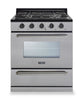 Classic Off-Grid by Unique 30" 3.9 Cu. Ft. Propane Range with Battery Ignition - UGP-30G OF2 S/S  | Cuisinière au gaz propane hors réseau classique Unique de 30 po et de 3,9 pi3 avec allumage à pile - UGP-30G OF2 S/S  | UGP30GSS