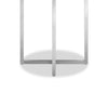 Sampson 20" Modern Round Marble End Table - White | Table de bout ronde moderne Sampson en marbre de 20 po - blanc