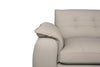 Raya Modular 5-Piece Right-Facing Genuine Leather Sectional with Storage Console and Wood Legs - Stone Beige | Sofa sectionnel modulaire de droite Raya 5 pièces en cuir véritable avec console de rangement et pattes en bois - beige pierre