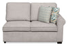 Scott Living Haven 2-Piece Left-Facing Chenille Fabric Cuddler Sectional - Grey | Sofa sectionnel enveloppant de gauche Haven de Scott Living 2 pièces en tissu de chenille - gris