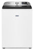 Maytag 6.0 Cu. Ft. Smart Top-Load Washer and 7.4 Cu. Ft. Gas Dryer – White  | Laveuse intelligente à chargement par le haut de 6,0 pi3 et sécheuse à gaz de 7,4 pi3 de Maytag - blanches