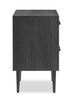 Brax Bedside 2-Drawer Nightstand, 18"W x 25.75"H - Black | Table de nuit Brax de 18 po (l) x 25,75 po (H) à 2 tiroirs - noire