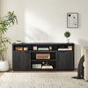 Brenner 64" TV Stand with Storage and Cable Management for TVs up to 60" - Charcoal | Meuble pour téléviseur Brenner de 64 po avec rangement et système de gestion des câbles pour téléviseurs jusqu’à 60 po - anthracite
