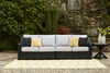 Jasper Patio Right and Left Facing Loveseats - Black | Causeuses de droite et de gauche Jasper pour la terrasse - noir