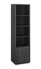Brenner 20" Bookcase Pier with Storage – Charcoal  | Section latérale bibliothèque Brenner de 20 po avec rangement - anthracite