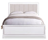 Halo 6pc Bedroom Set with Bed, Dresser, Mirror & Nightstand, LED, Glam, White - Queen Size | Ensemble de chambre à coucher Halo 6 pièces somptueux avec lit, commode, miroir, table de nuit et éclairage à DEL, blanc - format grand lit