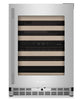 Kitchenaid® 24" Undercounter Wine Cellar with Full-Extension Wood-Front Racks - Stainless Steel - KUWR524SPS | Cellier à vin KitchenAid de 24 po sous le comptoir avec grilles à extension complète à devant en bois - acier inoxydable - KUWR524SPS