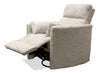 Remi 38" Fabric Swivel Glider Reclining Chair – Taupe | Fauteuil pivotant, coulissant et inclinable Remi de 38 po en tissu - taupe