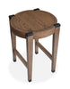 Gordon 18” Round Solid Wood End Table - Brown | Table de bout ronde Gordon de 18 po en bois massif - brune