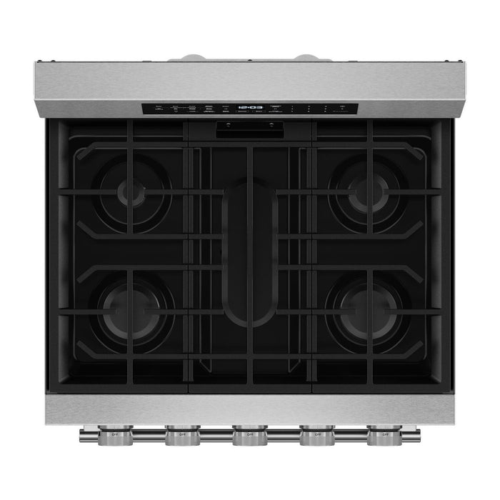 KitchenAid 30\" 5.0 Cu. Ft. Smart Gas Range with Convection Modes - Fingerprint Resistant Stainless Steel - KFGS530SPS