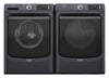 Maytag 5.8 Cu. Ft. Pet Pro Smart Front-Load Washer and 7.4 Cu. Ft. Electric Dryer - Midnight Steel | Laveuse intelligente à chargement frontal Pet Pro de 5,8 pi3 et sécheuse électrique de 7,4 pi3 de Maytag – acier minuit | MAFL702E