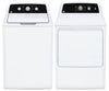 GE 4.4 Cu Ft. Top Load Washer and 6.2 Cu. Ft. Electric Dryer with SaniFresh | Laveuse à chargement par le haut de 4,4 pi3 et sécheuse électrique de 6,2 pi3 de GE avec cycle SaniFresh