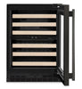 Kitchenaid® 24" Undercounter Wine Cellar with Full-Extension Wood-Front Racks - Black Ore - KUWR524SBE | Cellier à vin KitchenAid de 24 po sous le comptoir avec grilles à extension complète à devant en bois - Minerai noir - KUWR524SBE