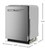Maytag 24" 47 dBA Built-In Dishwasher – Fingerprint Resistant Stainless Steel - MDPS7024SZ | Lave-vaisselle encastré Maytag de 24 po et de 47 dBA - acier inoxydable résistant aux traces de doigts - MDPS7024SZ