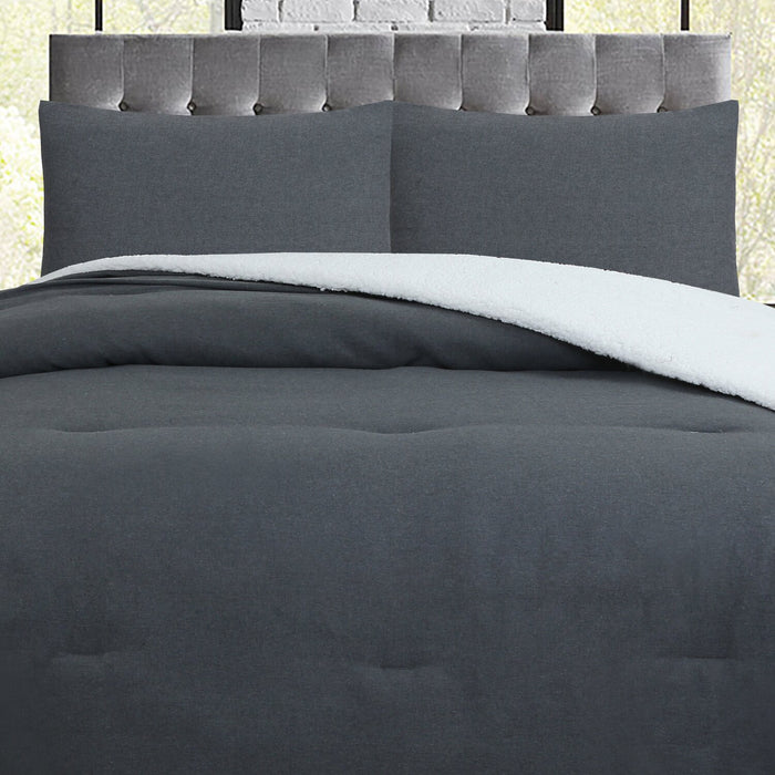 Alpine Lodge 3-Piece King Comforter Set – Grey