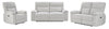 Spencer 80.9" Chenille Fabric Power Reclining Sofa - Grey | Sofa à inclinaison électrique Spencer de 80,9 po en tissu de chenille - gris