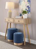 Willa Rockwell 23" Contemporary Ceramic Table Lamp in Cuban Sand Ceramic, Polished Nickel and Natural Linen Shade | Lampe de table contemporaine Willa Rockwell de 23 po en céramique de couleur sable cubain, en nickel poli et avec abat-jour lin naturel