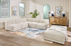 Kort & Co. Oaklyn Modular 5-Piece Fabric Armless Sectional with Tufted Seat Cushions - Beige | Sofa sectionnel modulaire sans accoudoirs Oaklyn de Kort & Co. 5 pièces en tissu avec coussins de siège capitonnés - beige