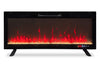 Mirage 48" Modern Electric Free Standing Wall Mountable Fireplace - Black | Foyer électrique moderne Mirage de 48 po - noir