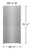 Frigidaire 32.6" 20 Cu. Ft. Garage Ready Single-Door Refrigerator - FRAE2022AF | Réfrigérateur Frigidaire de 20 pi3 et de 32,6 po à 1 porte qui convient à une installation dans un garage - FRAE2022AF