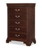Marco Bedroom Chest of Drawers, 5-Drawer, 32"W x 48"H - Cherry Brown | Commode verticale Marco de 32 po (l) x 48 po (H) à 5 tiroirs pour la chambre à coucher - brun cerisier