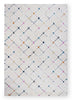 Robin Multi-Colour Moroccan Shag Area Rug - 7'11" x 10'10" | Carpette à poil long Robin multicolore à motif marocain - 7 pi 11 po x 10 pi 10 po