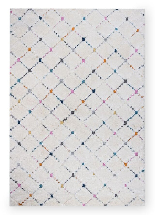 Robin Multi-Colour Moroccan Shag Area Rug - 7'11\" x 10'10\"