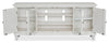 Baron 114" Rustic 4-Piece Pine Entertainment Centre with Storage and Cable Management for TVs up to 70” | Meuble audio-vidéo rustique Baron 4 pièces de 114 po en pin avec rangement et système de gestion des câbles
