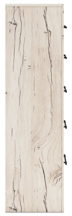Derekson Bedroom Chest of Drawers, 5-Drawer, 31.7\"W x 53.9\"H - Rustic White
