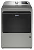 Maytag 6.0 Cu. Ft. Smart Top-Load Washer and 7.4 Cu. Ft. Gas Dryer – Radiant Silver  | Laveuse intelligente à chargement par le haut de 6,0 pi3 et sécheuse à gaz de 7,4 pi3 de Maytag - argenté radieux