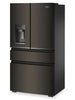 Whirlpool 36" 22 Cu. Ft. True Counter Depth French Door Refrigerator – Black Stainless Steel - WRMC7036RV | Réfrigérateur Whirlpool de 22 pi3 et de 36 po de profondeur comptoir véritable à portes françaises - acier inoxydable noir - WRMC7036RV