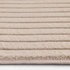 Dream Step Memory Foam Channel Taupe Faux Fur Area Rug - 7' x 10' | Carpette Dream Step à canaux en fausse fourrure taupe avec mousse à mémoire de forme - 7 pi x 10 pi