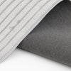 Dream Step Memory Foam Channel Light Grey Faux Fur Area Rug - 7' x 10' | Carpette Dream Step à canaux en fausse fourrure gris clair avec mousse à mémoire de forme - 7 pi x 10 pi