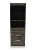 Camden 111.7" 3-Piece Entertainment Centre with Storage and Cable Management for TVs up to 70" - Alabaster Oak | Meuble audio-vidéo Camden 3 pièces de 111.7 po avec rangement et système de gestion des câbles pour téléviseurs jusqu’à 70 po - chêne albâtre