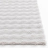 Dream Step Memory Foam Bubble Light Grey Faux Fur Area Rug - 5' x 7' | Carpette Dream Step à bulles en fausse fourrure gris clair avec mousse à mémoire de forme - 5 pi x 7 pi