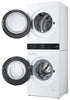 LG 3.1 Washer/4.2 Dryer Cu. Ft. Front-Load High-Efficiency Washtower™ - White - WKHC152HWA | Tour de lavage WashTowerMC haute efficacité LG à chargement frontal avec laveuse de 3,1 pi³ et séche…