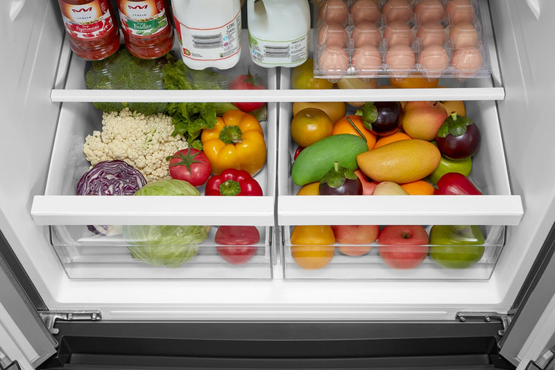 Midea 30\" 18.4 Cu. Ft. French-Door Refrigerator - Stainless Steel - MRF18B4AST