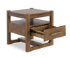 Gideon 24” Solid Wood Country-Style End Table - Brown | Table de bout Gideon de 24 po de style champêtre en bois massif - brun
