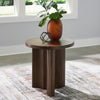 Barlow 24” Solid Wood Mid-Century Modern End Table - Brown | Table de bout Barlow de 24 po de style moderne du milieu du 20e siècle en bois massif - brune