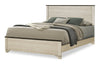 Clara 5pc Bedroom Set with Bed, Dresser & Mirror, Bleached Oak & Brown - Queen Size | Ensemble de chambre à coucher Clara 5 pièces avec lit, commode et miroir, chêne blanchi et brun - format grand lit