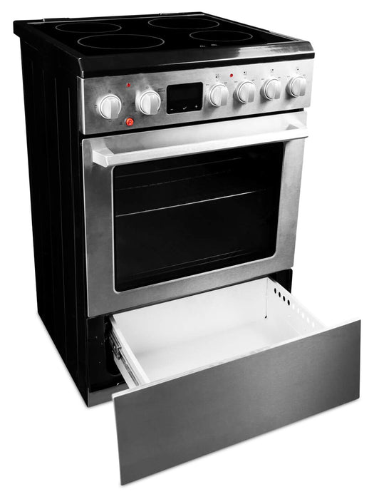 Danby 24\" 2.5 Cu. Ft. Electric Range with TruAirFry - Stainless Steel - DRCA240BSSC
