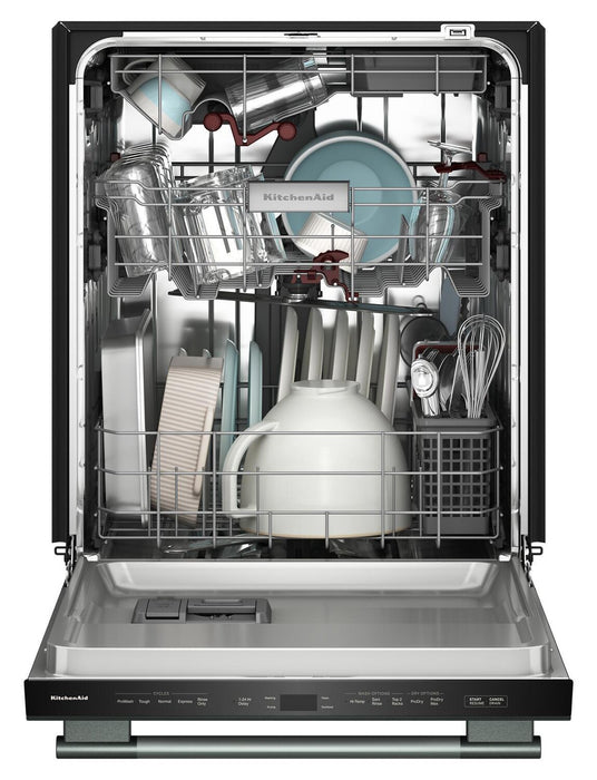 KitchenAid 24\" 44 dBA Dishwasher with 360° Max Jets™ Third Rack – Juniper - KDTS424SJP