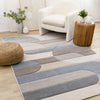Farrah Blue Grey Area Rug - 6'7" x 9'6" | Carpette Farrah gris et bleu - 6 pi 7 po x 9 pi 6 po