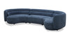 Davvero 3-Piece Sectional - Navy  | Sofa sectionnel Davvero 3 pièces - bleu marine
