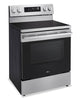 LG 6.3 Cu. Ft. Smart Electric Range with Air Fry - Stainless Steel - LREN6323YE | Cuisinière intelligente électrique LG de 6,3 pi³ avec friture à air - acier inoxydable - LREN6323YE
